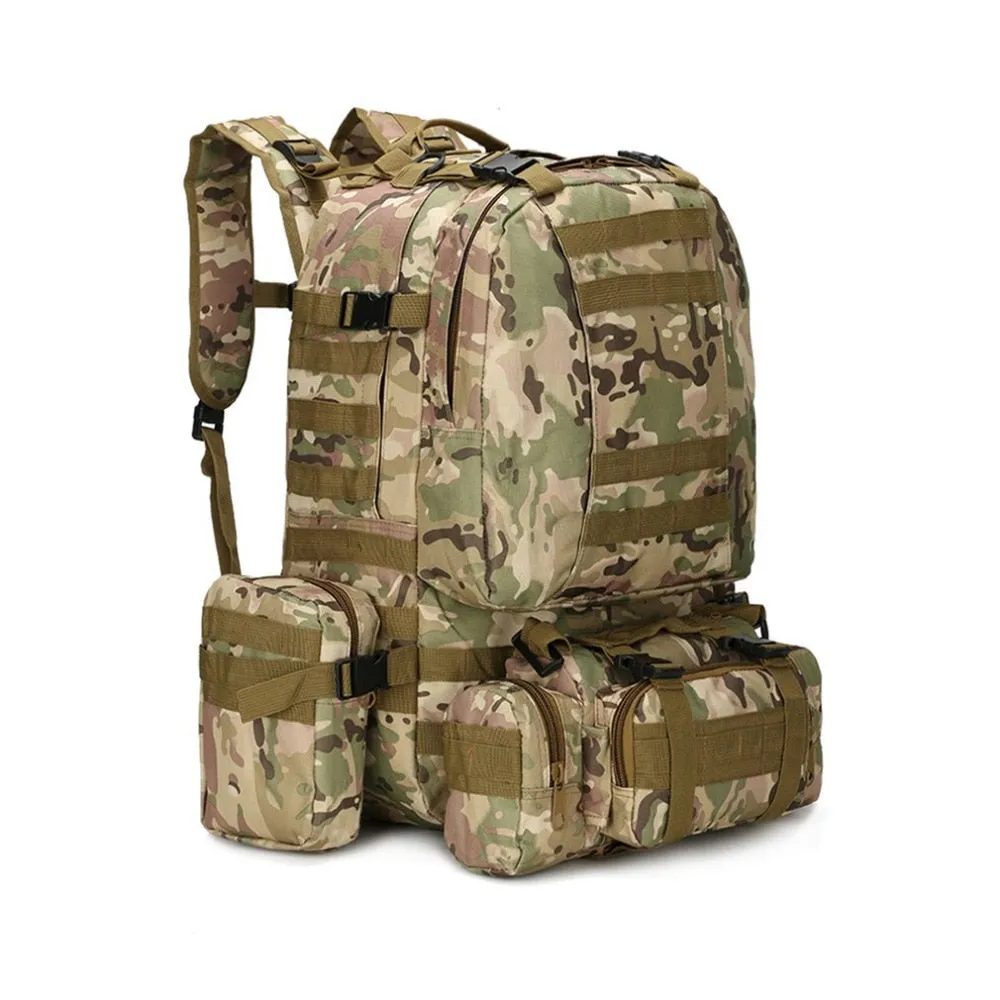 Sidiou Group Outdoor Backpack Military Tactical Backpack Sports Bag Waterproof  Backpack For Travel