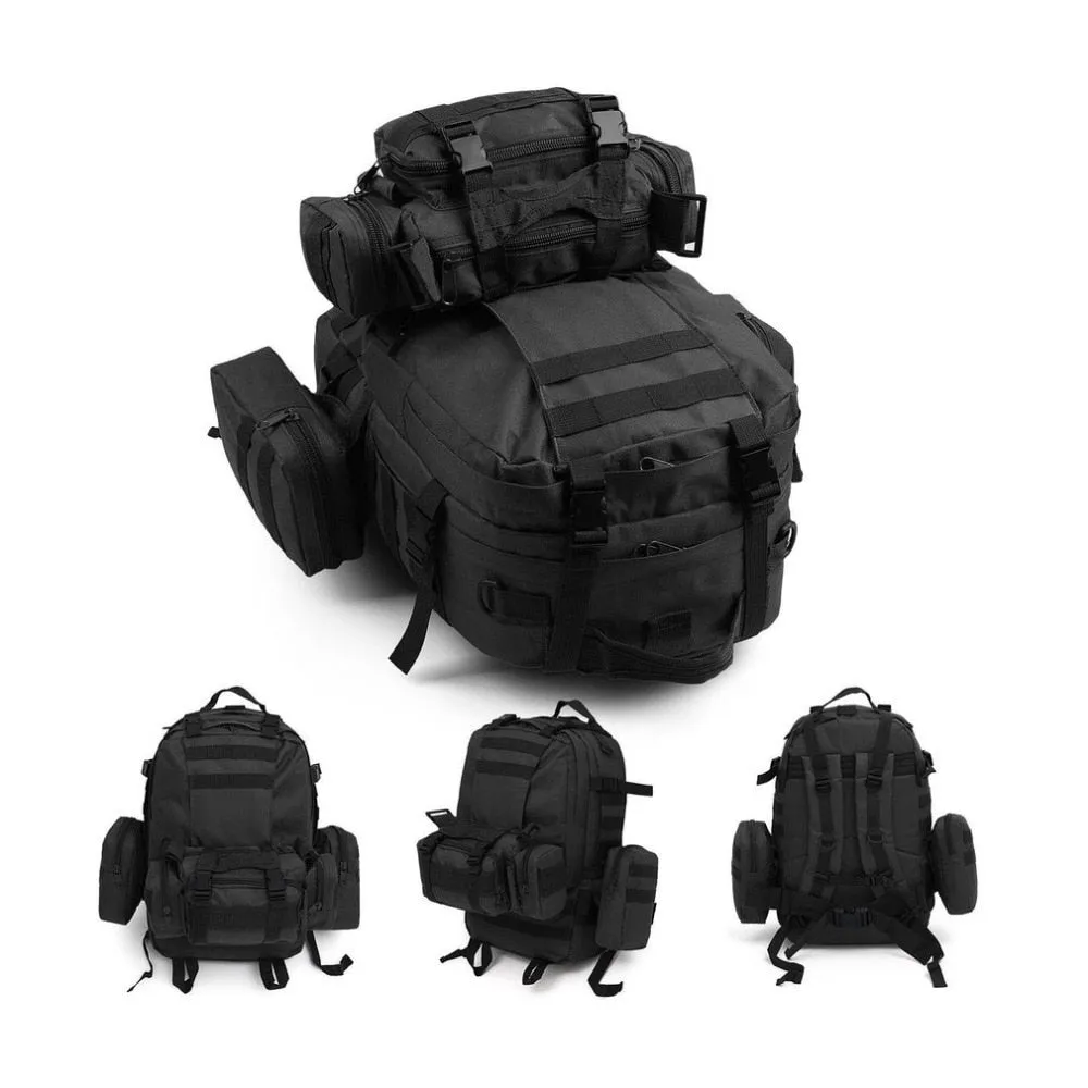 Sidiou Group Outdoor Backpack Military Tactical Backpack Sports Bag Waterproof  Backpack For Travel